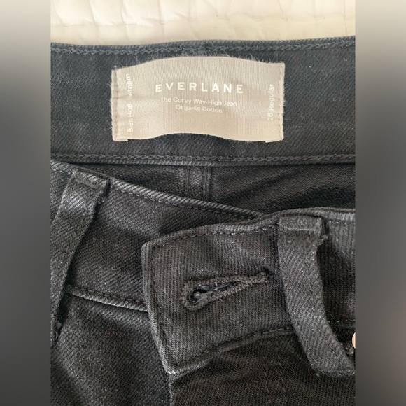 Everlane Curvy Way High Jean in Coal size 26 - Picture 6 of 7